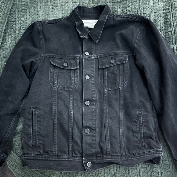Thursday Boot Company Men's Black Denim Shirt Jacket - Picture 2 of 2